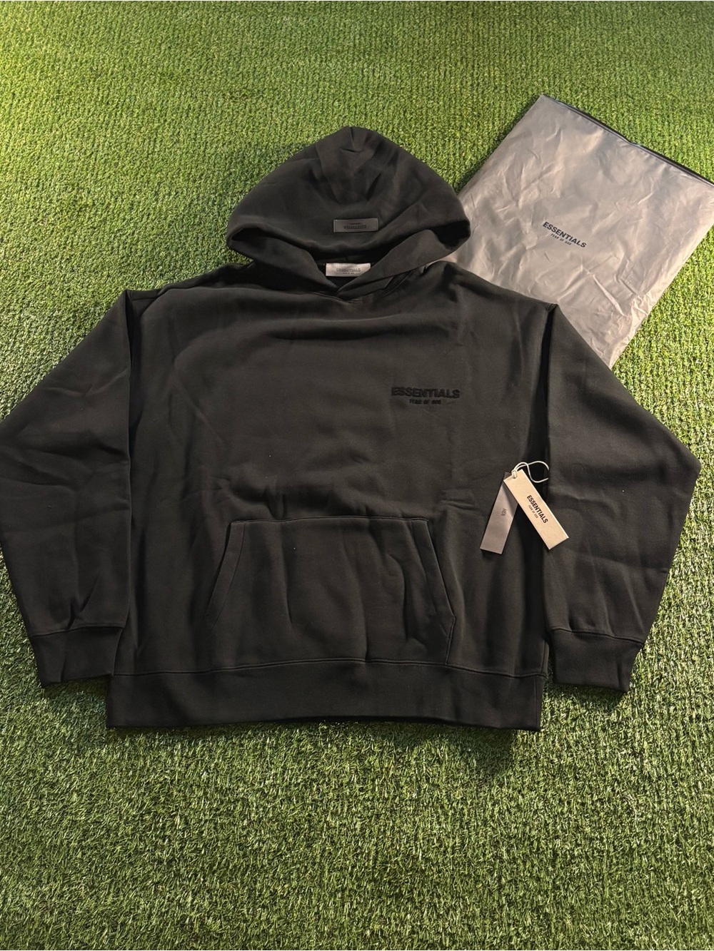 Fear of God Essentials Black Hoodie Sweatshirt